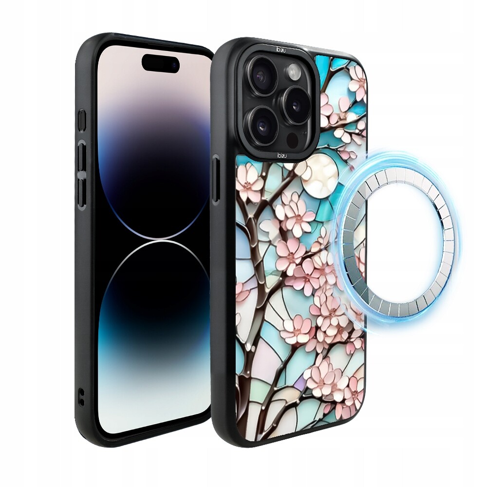 Matný Pouzdro Ibizu DropGuard s MagSafe pro iPhone 14 Pro, barva Moon Višeň