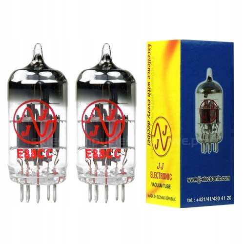 E83CC ECC83 12AX7 JJ-Electronic – zvolený pár
