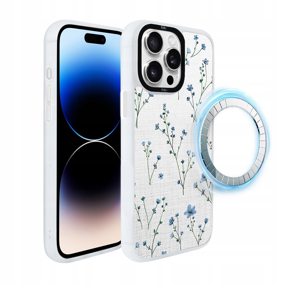 Pouzdro pro iPhone 14 Pro Ibizu DropGuard Matt s MagSafe, modrý sen