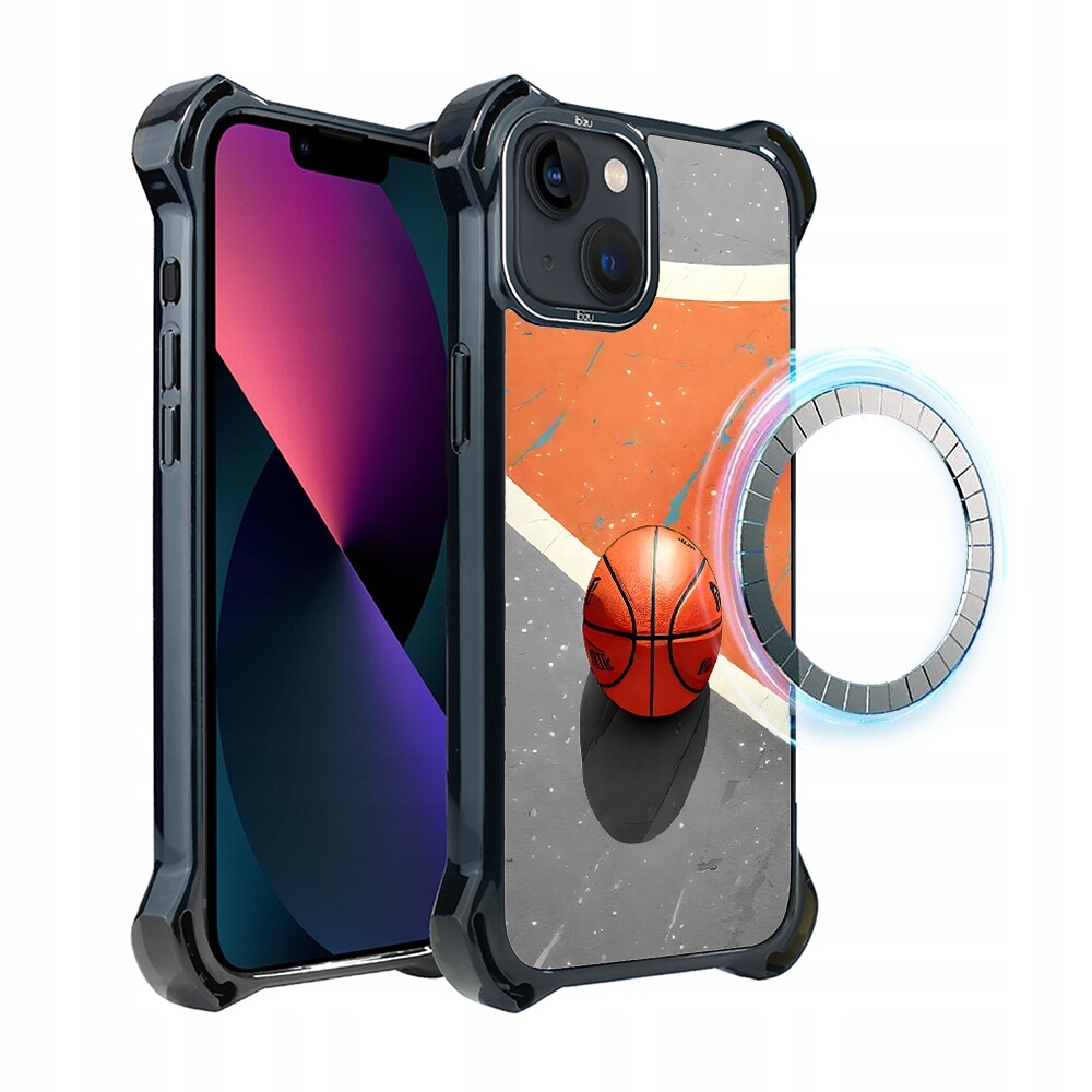 Pouzdro Ibizu DropGuard Ultra iPhone 13 s MagSafe, Basketbal
