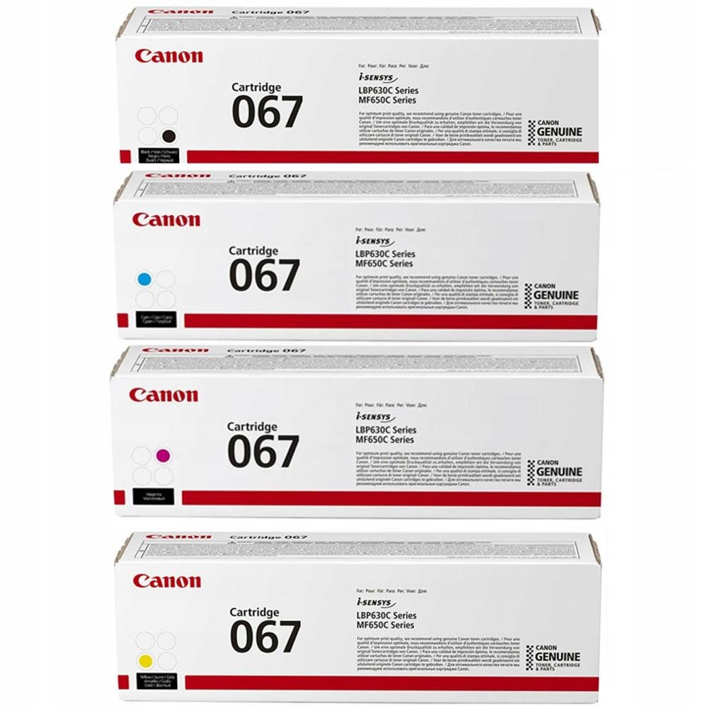 Sada tonerů Canon 067 5099C002 5100C002 5101C002 5102C002 4ks Cmyk