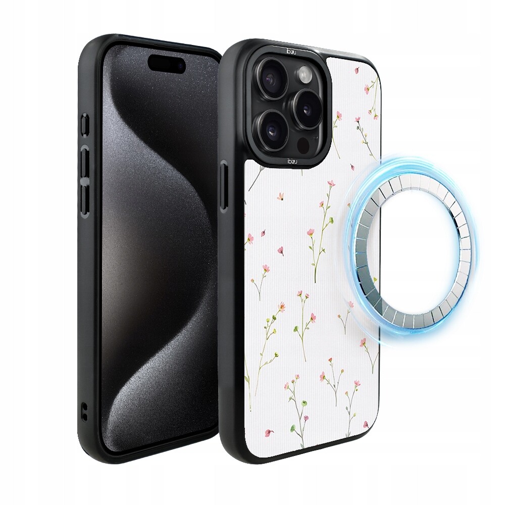 Pouzdro pro iPhone 15 Pro Max Ibizu DropGuard Matt s MagSafe, polní fantazie