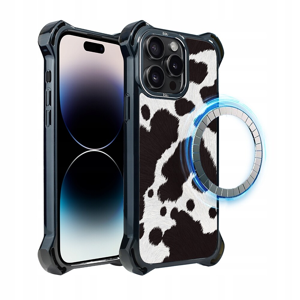 Pouzdro pro iPhone 14 Pro Ibizu DropGuard Ultra s MagSafe, polská kráva