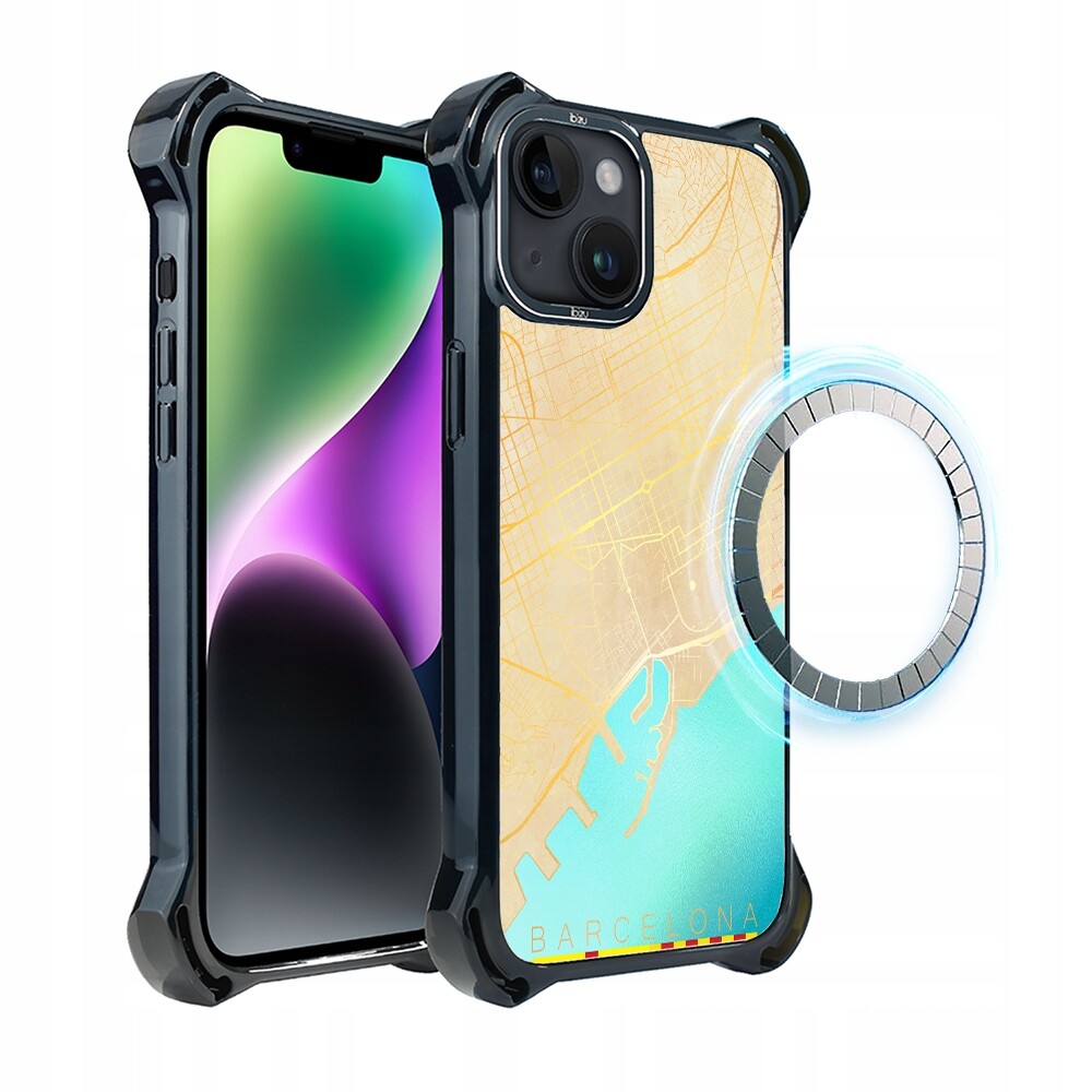 Pouzdro pro iPhone 14 Plus Ibizu DropGuard Ultra s MagSafe, Barcelona