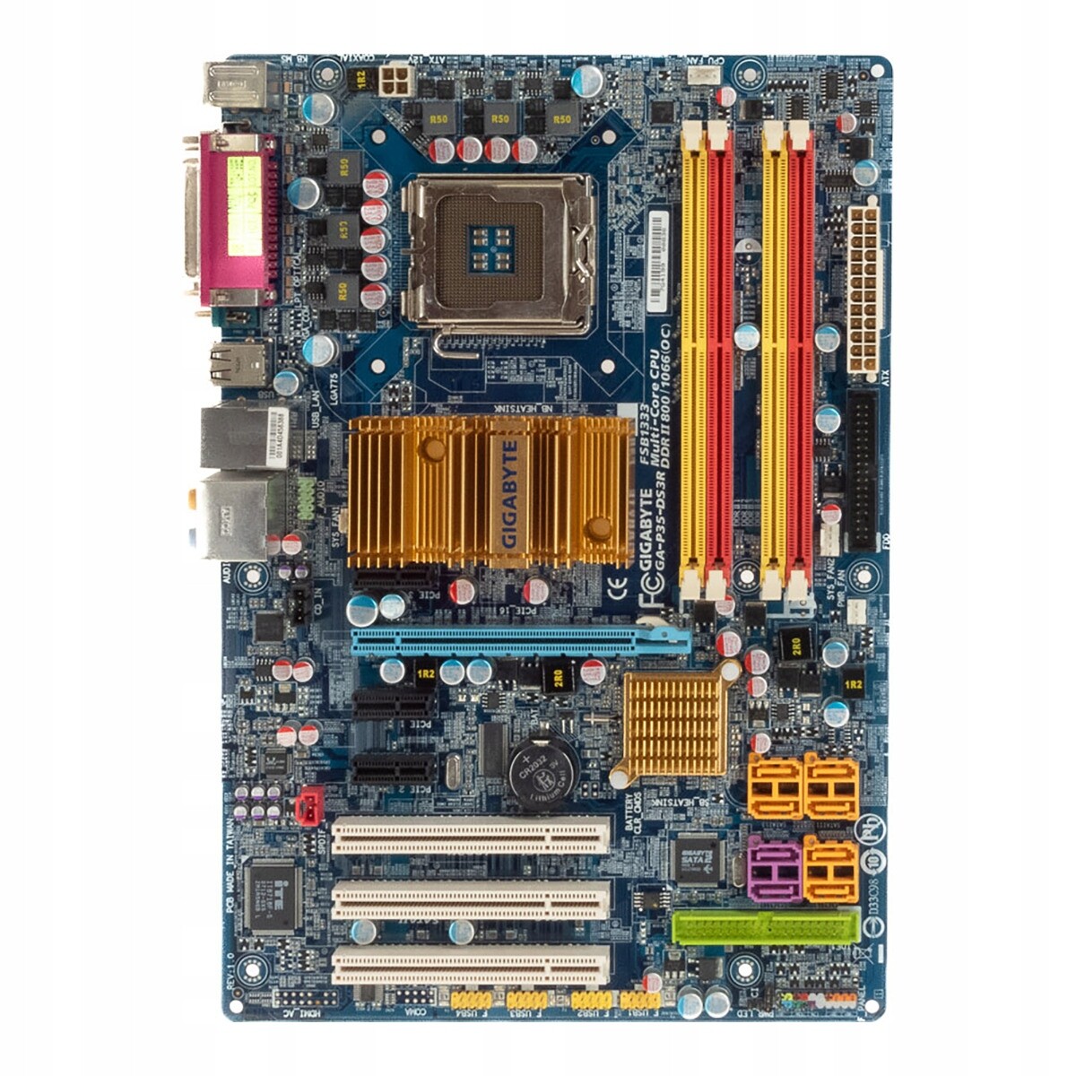 Gigabyte GA-P35-DS3R REV:1.x Patice LGA775 DDR2 PCIe Pci Atx