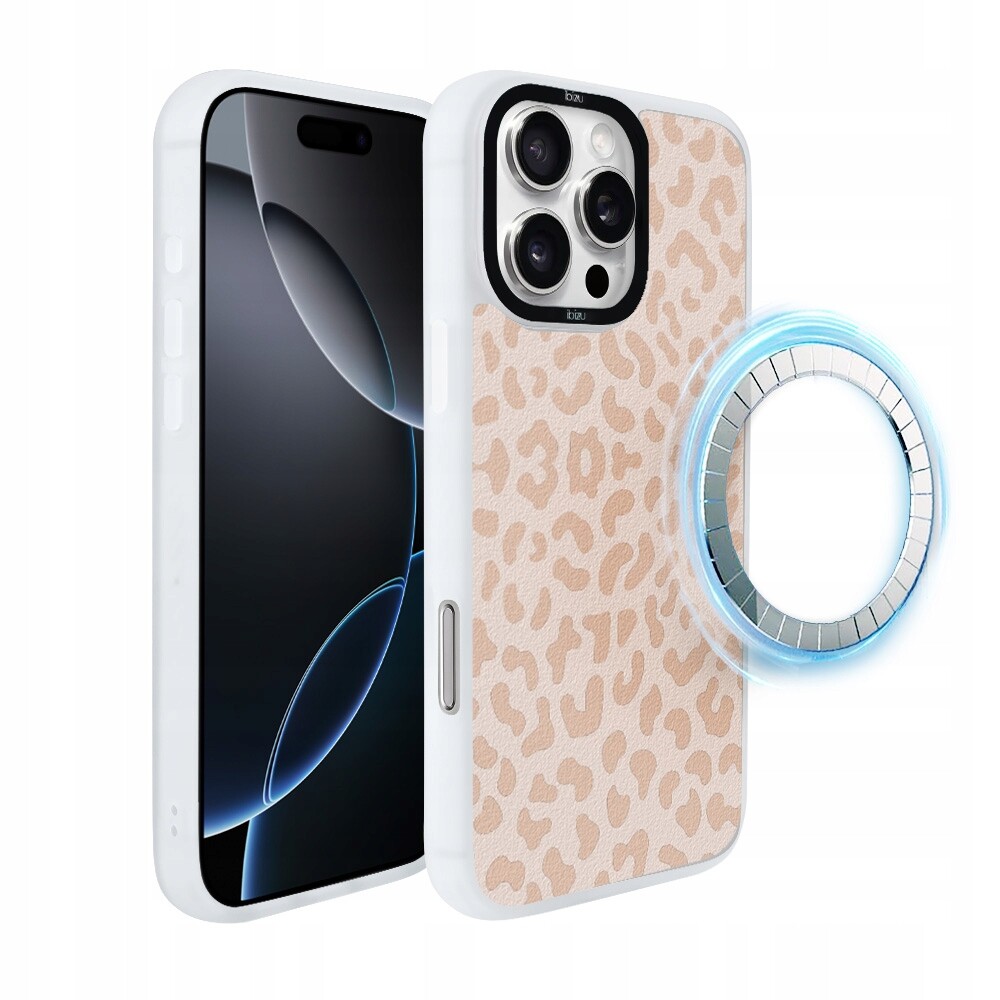 Pouzdro pro iPhone 16 Pro Ibizu DropGuard Matt s MagSafe, jemný panter