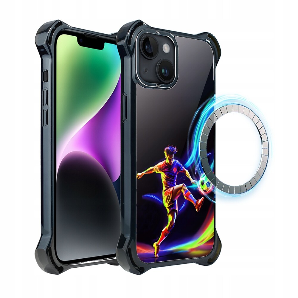 Pouzdro pro iPhone 14 Plus Ibizu DropGuard Ultra s MagSafe v rytmu míče
