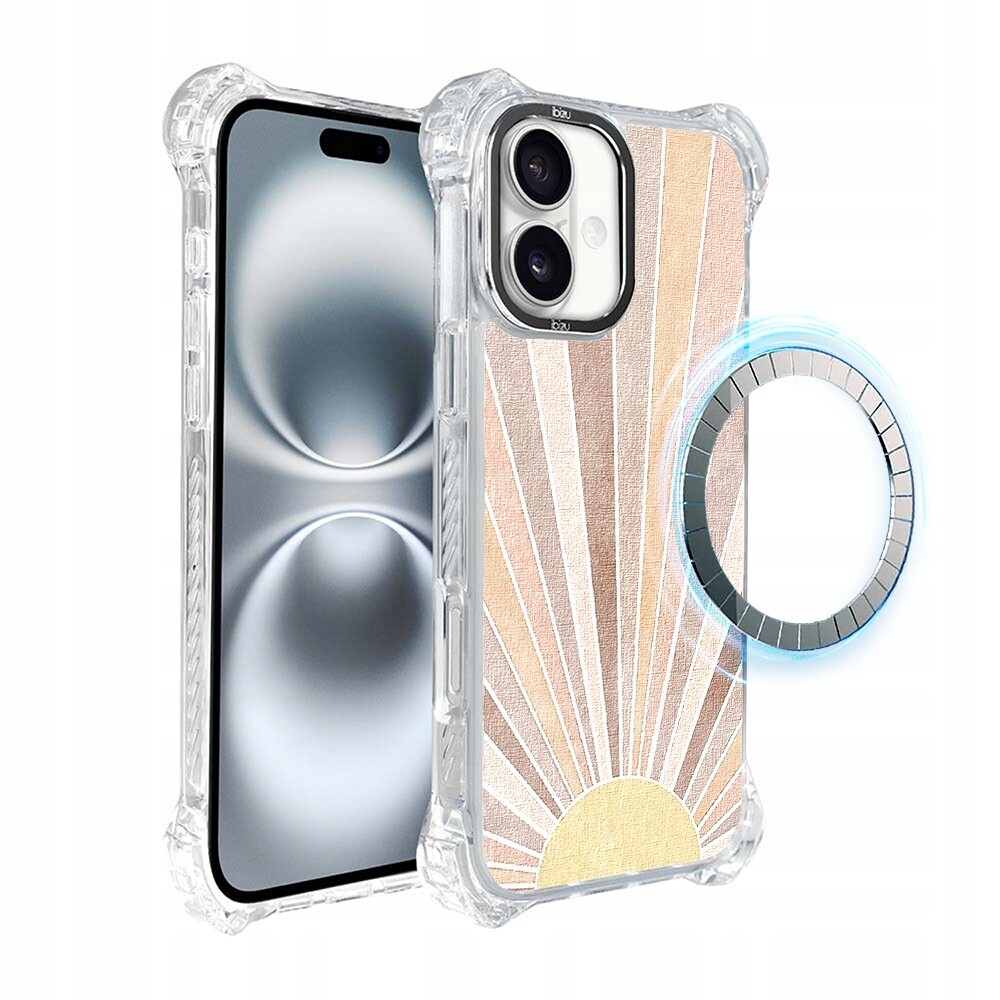 Pouzdro pro iPhone 16 Ibizu DropGuard Ultra s MagSafe, východ slunce