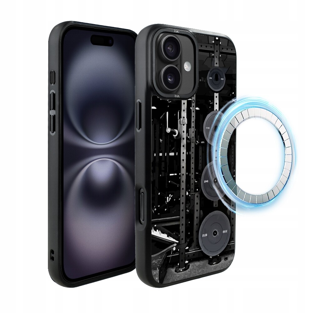 Pouzdro pro iPhone 16 Ibizu DropGuard Matt s MagSafe, železná stanice