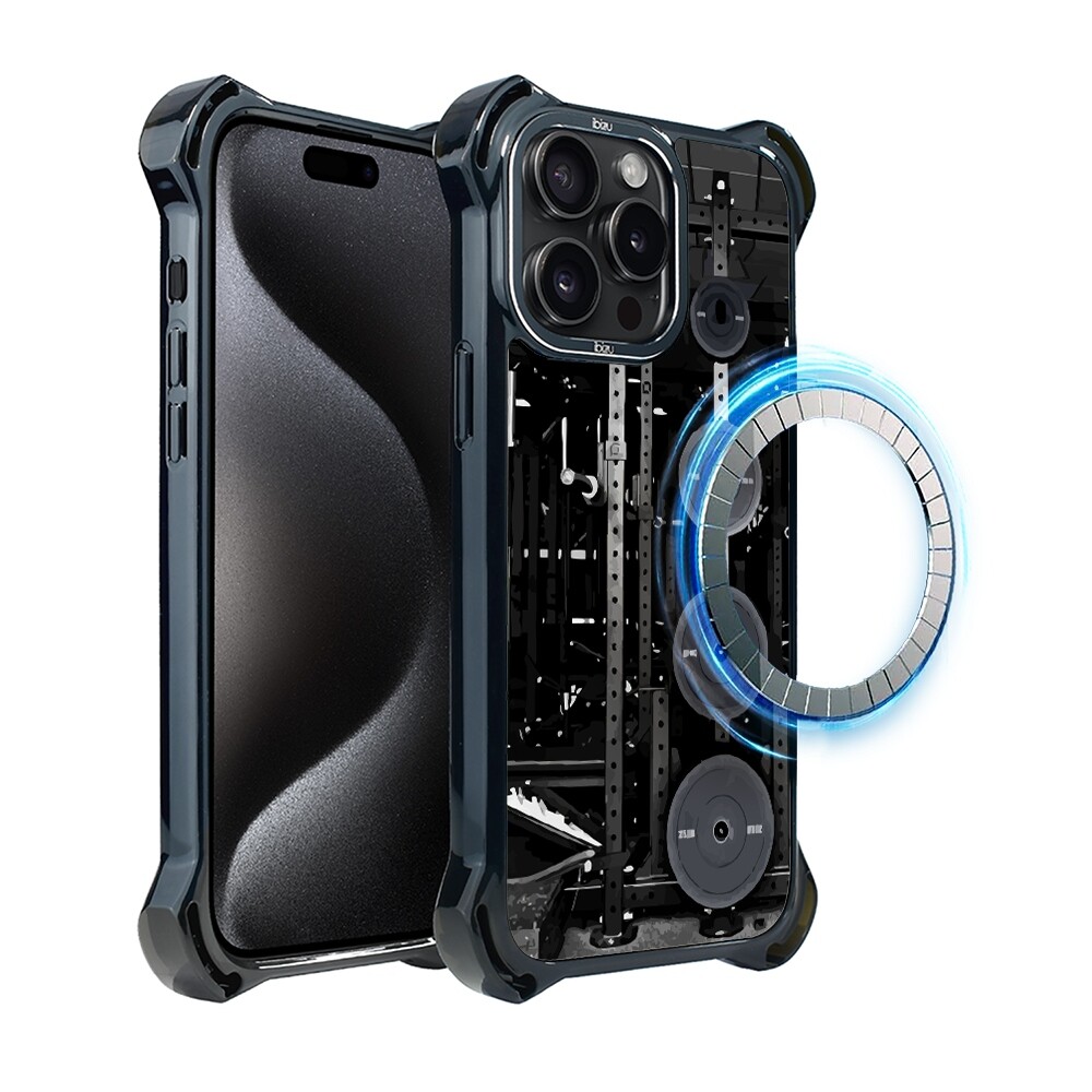Pouzdro pro iPhone 15 Pro Max Ibizu DropGuard Ultra s MagSafe, Železná stanice