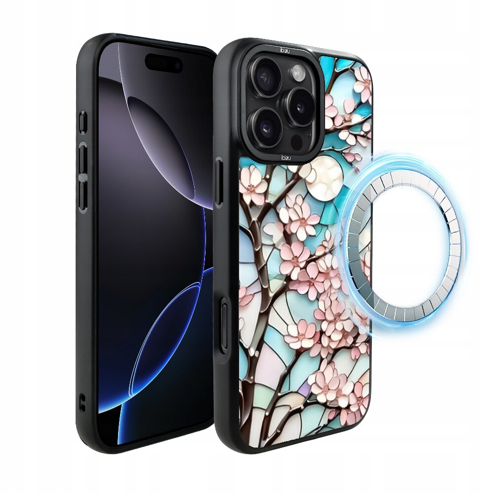 Matný Pouzdro Ibizu DropGuard s MagSafe pro iPhone 16 Pro, barva Moon Višeň