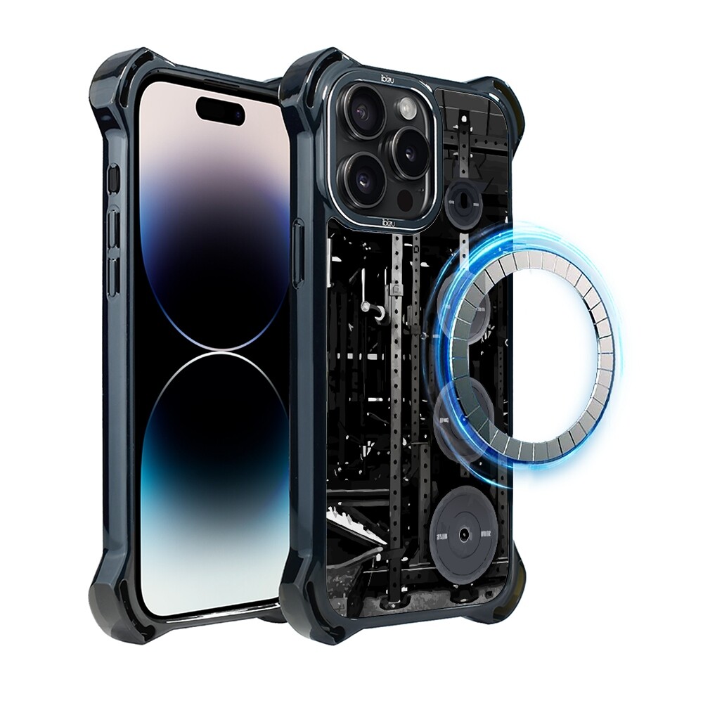 Pouzdro pro iPhone 14 Pro Ibizu DropGuard Ultra s MagSafe, Železná stanice