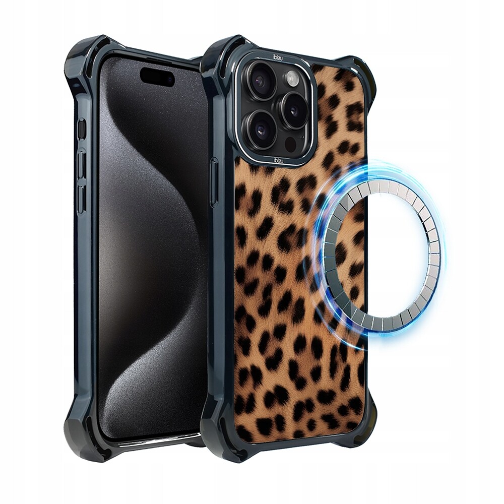 Pouzdro Ibizu DropGuard Ultra iPhone 15 Pro s MagSafe, Pantera
