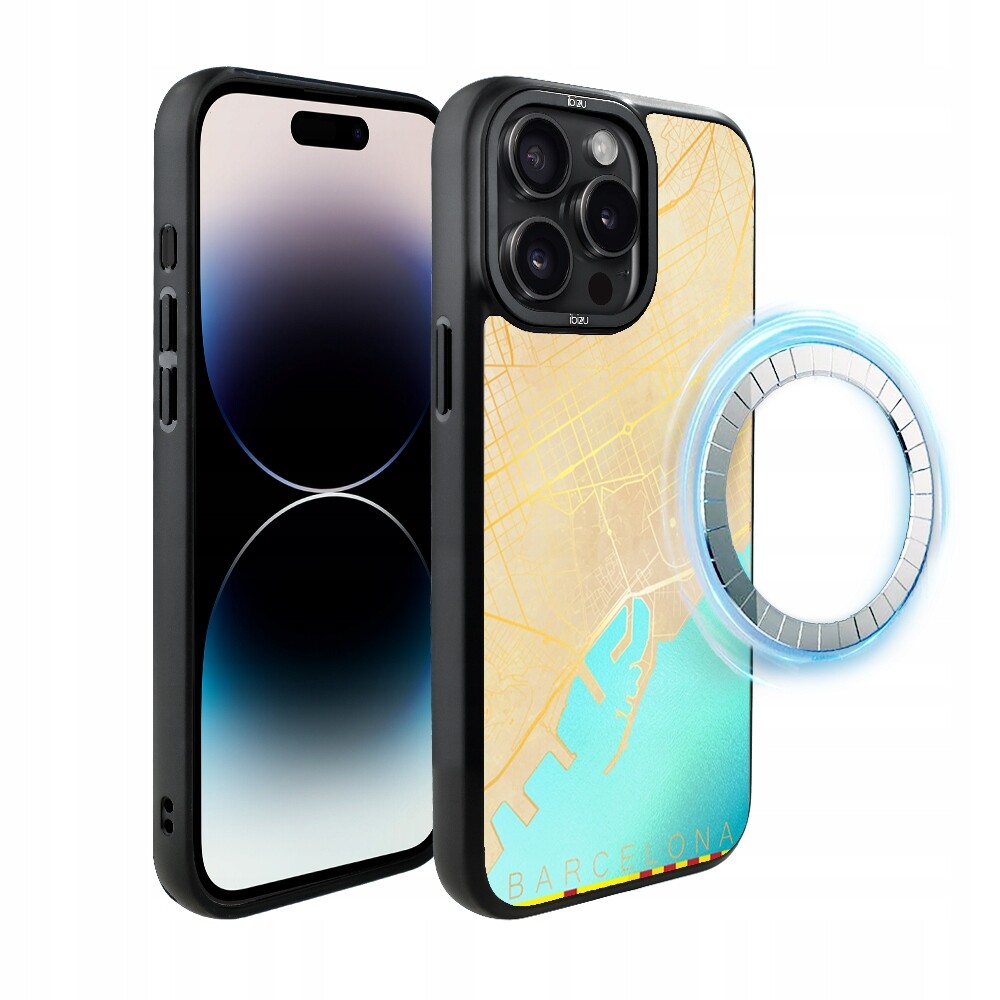Pouzdro iPhone 14 Pro Ibizu DropGuard Matt s MagSafe, Barcelona