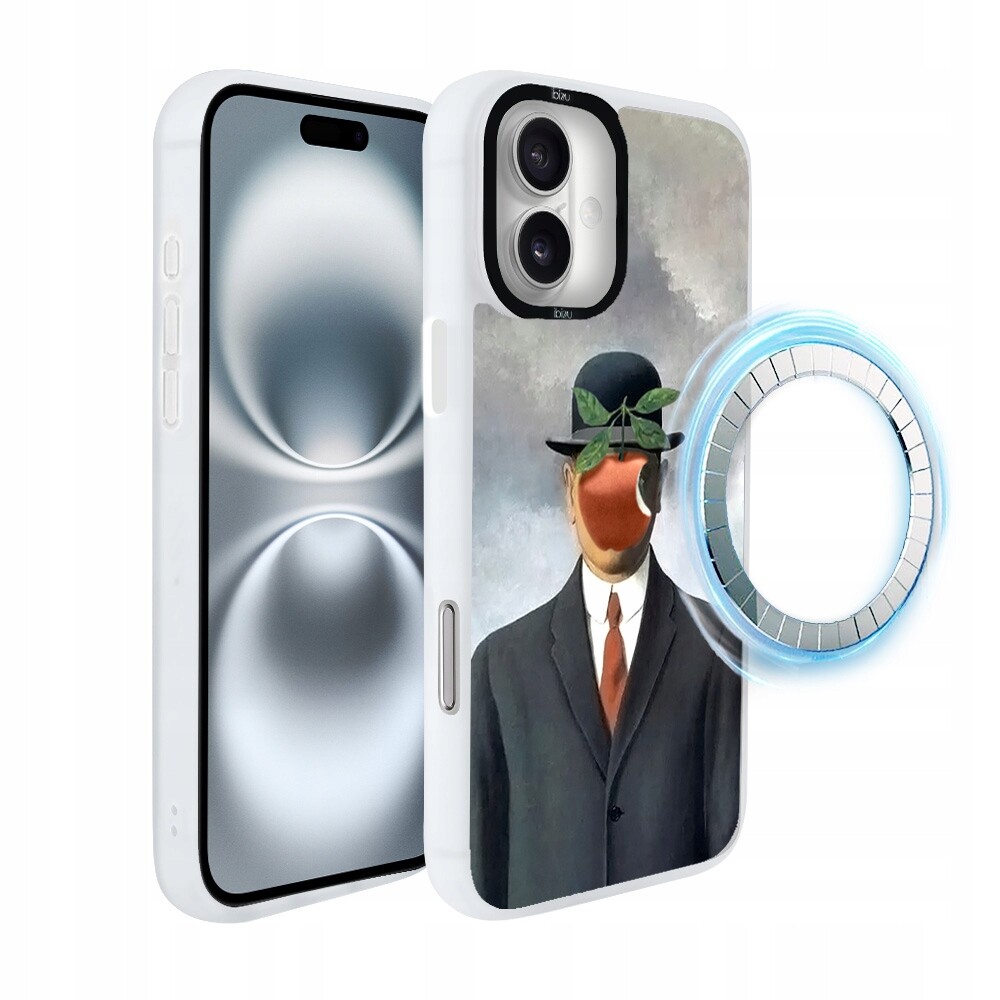 Pouzdro pro iPhone 16 Plus Ibizu DropGuard Matt s MagSafe, syn člověka