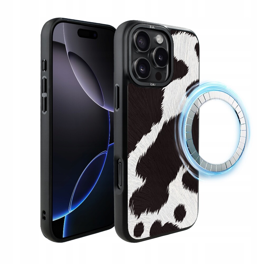 Pouzdro pro iPhone 16 Pro Ibizu DropGuard Matt s MagSafe, Polská kráva