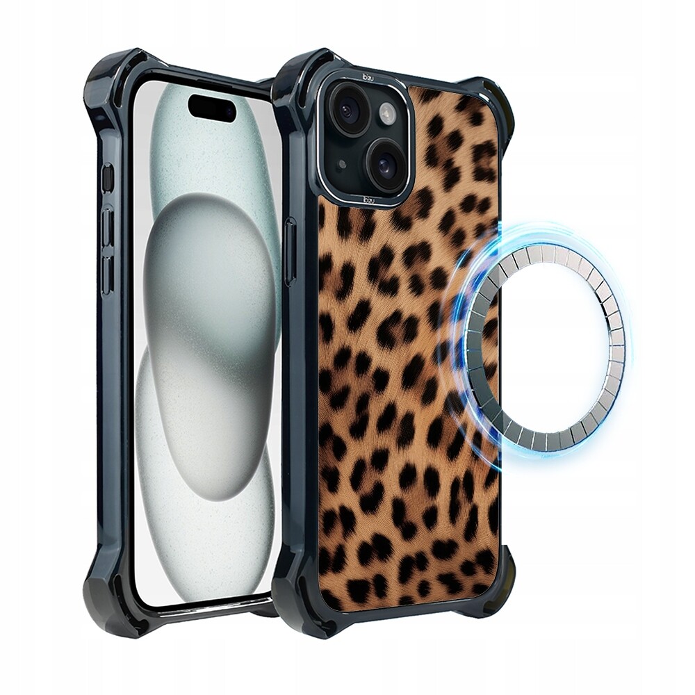 Pouzdro Ibizu DropGuard Ultra iPhone 15 Plus s MagSafe, Pantera