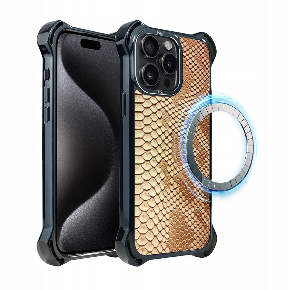 Pouzdro pro iPhone 15 Pro Max Ibizu DropGuard Ultra s MagSafe, Had