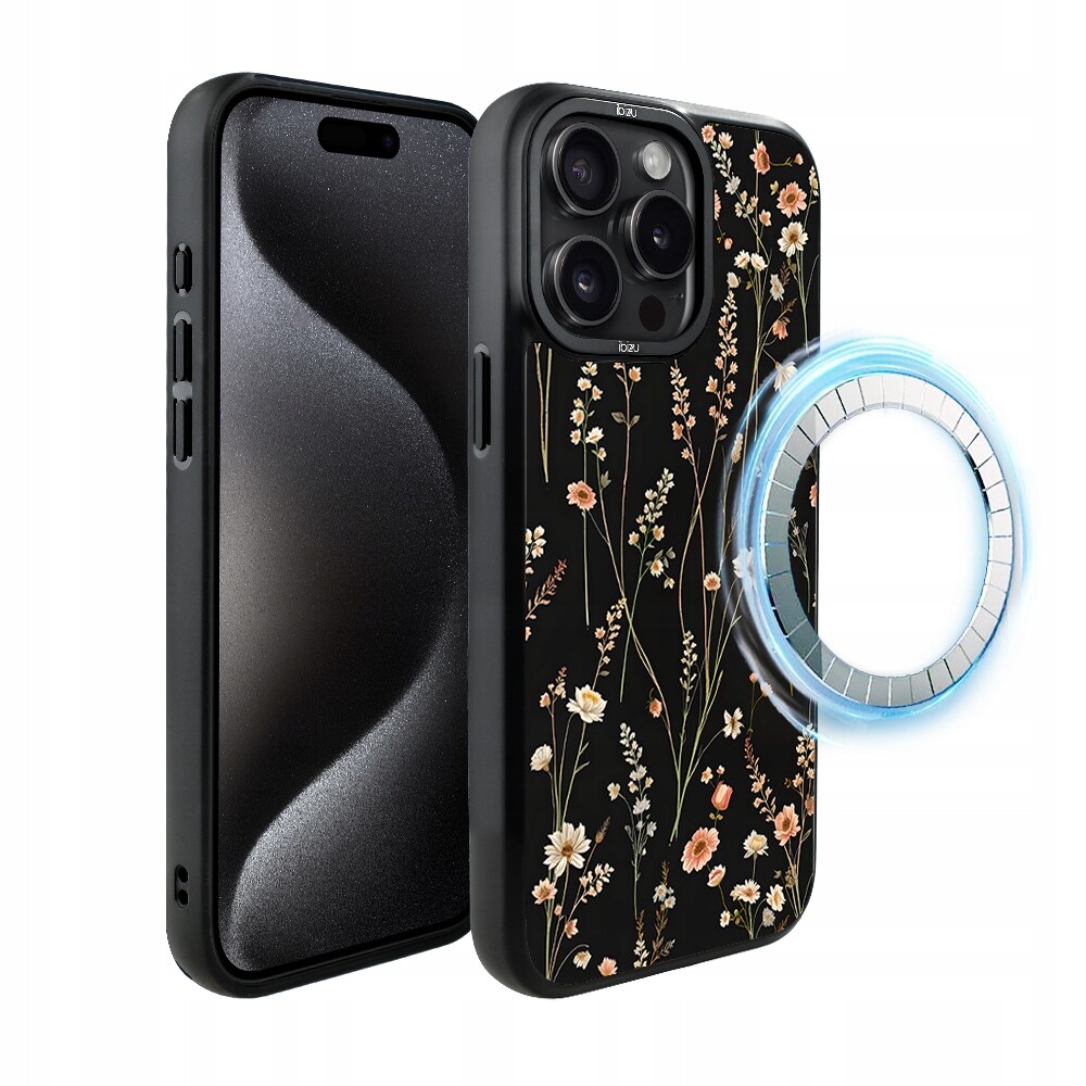 Pouzdro pro iPhone 15 Pro Max Ibizu DropGuard Matt s MagSafe, severní zahrada