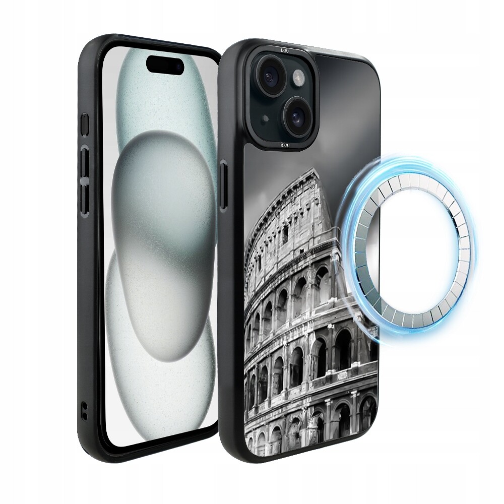 Matný Pouzdro Ibizu DropGuard pro iPhone 15 Plus s MagSafe, barva Colosseum