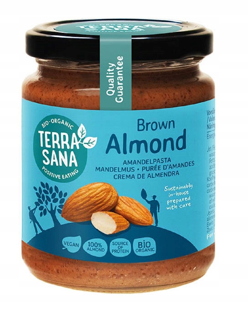 Krém Z Pražených Mandlí 100 % Bio 250 g Terrasana