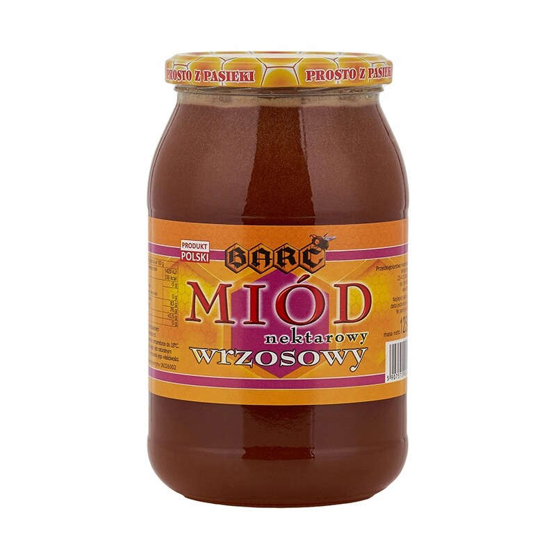 Vřesový med z včelína, med 1250 g