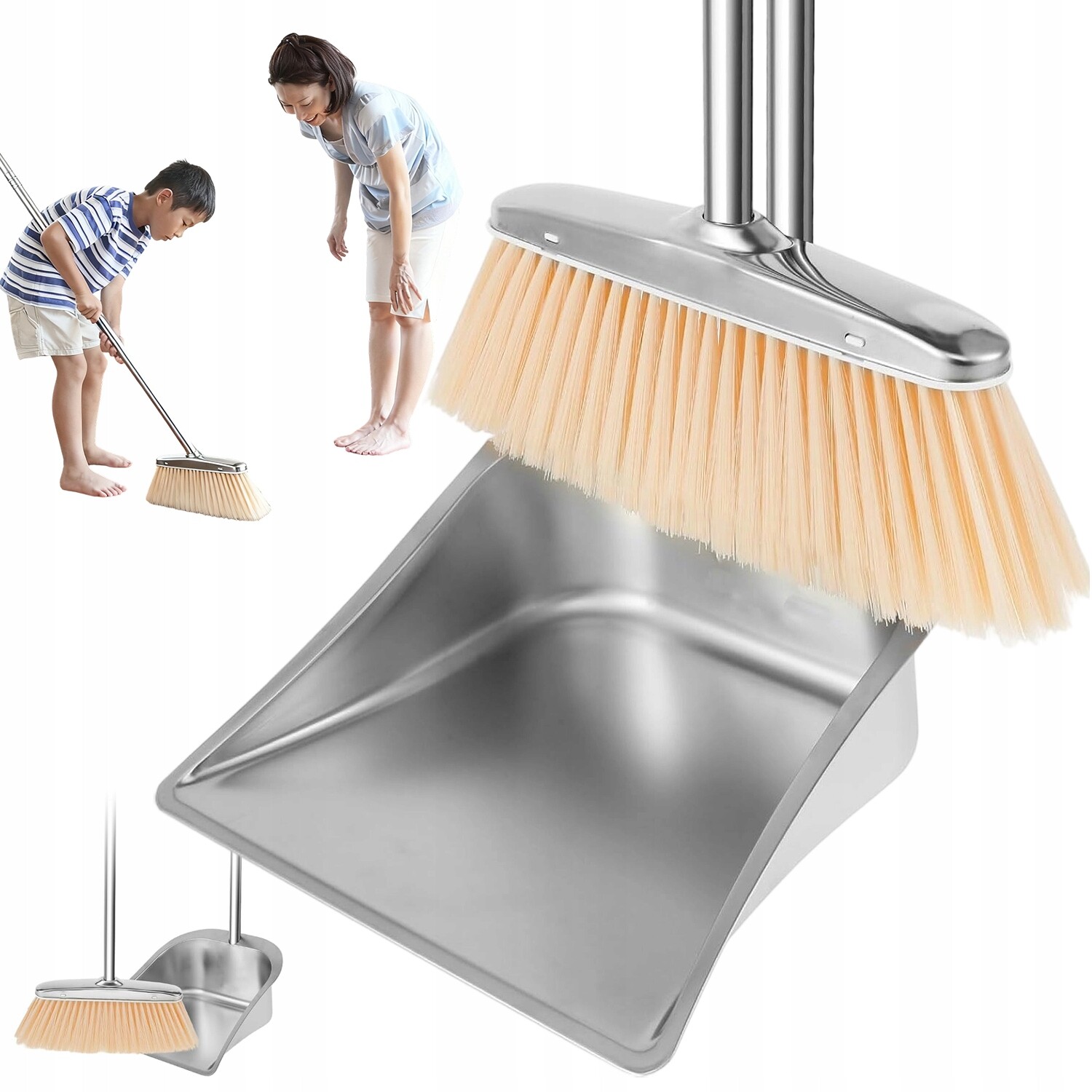 2 Ks Sada Metly A Lopatky S Nastavitelnou Délkou Pro Kancelářskou Kancelář