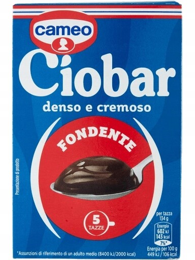 4x Ciobar Fondente Čokoláda na pití x5 115g Cameo