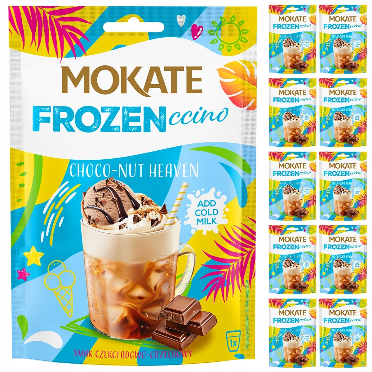 13x Mokate Frozencino Choco Nut 25 g
