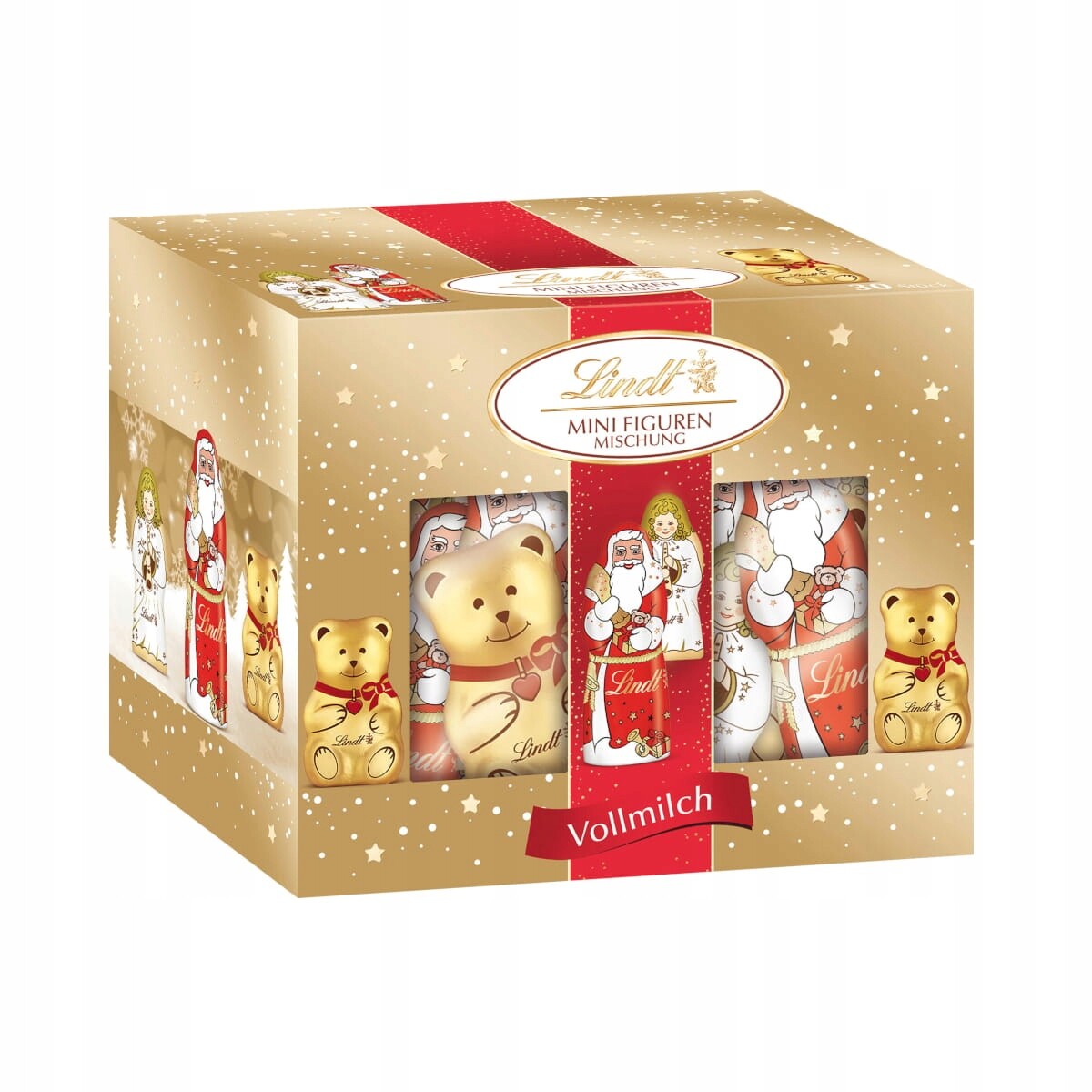 Lindt mini vánoční čokoládové figurky 200 g