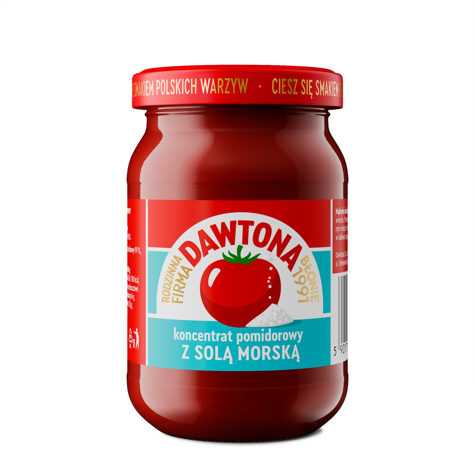 Rajčatový koncentrát s mořskou solí 190 g Dawtona