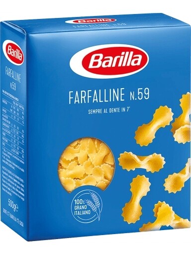 9X Farfalline n59 Barilla 500 g