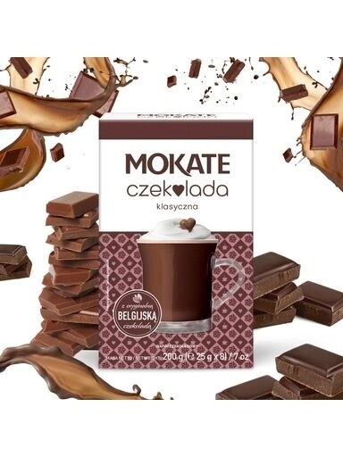 5x Čokoládový nápoj Mokate Klasický 200 g