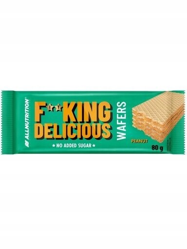 13 x Fitking delicious wafer Fit Ořechové Wafelky Bez Cukru 80 g