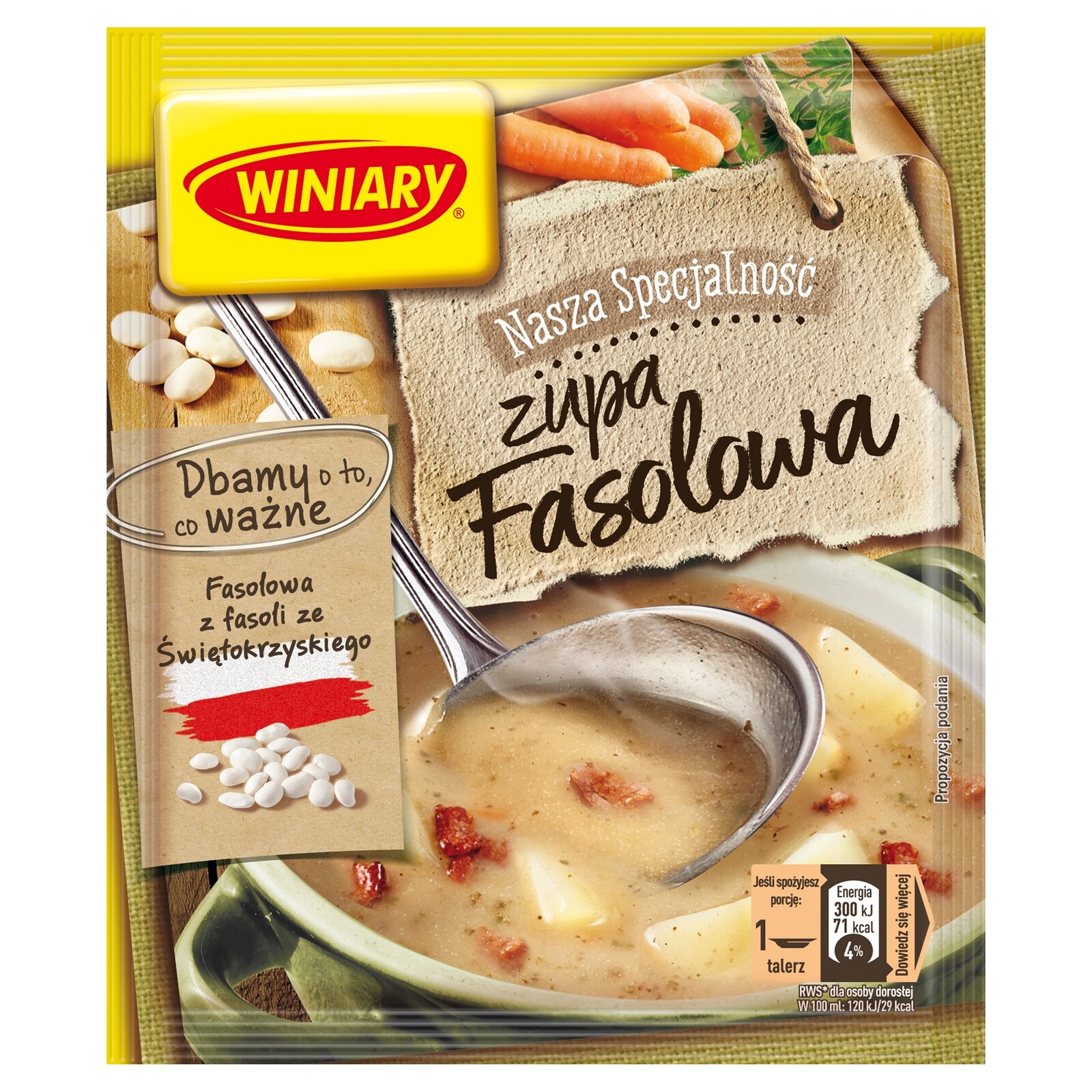 17 x Winiary Fazolová polévka 63 g