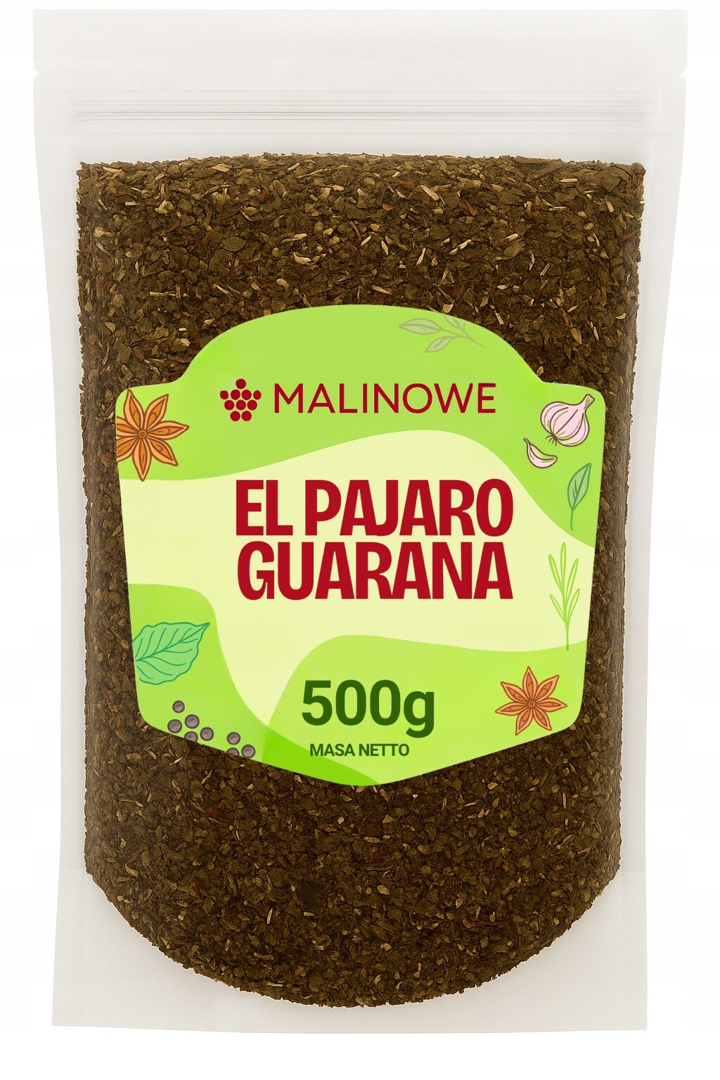Yerba Mate El Pajaro Guarana 500g Marakuja Tropical
