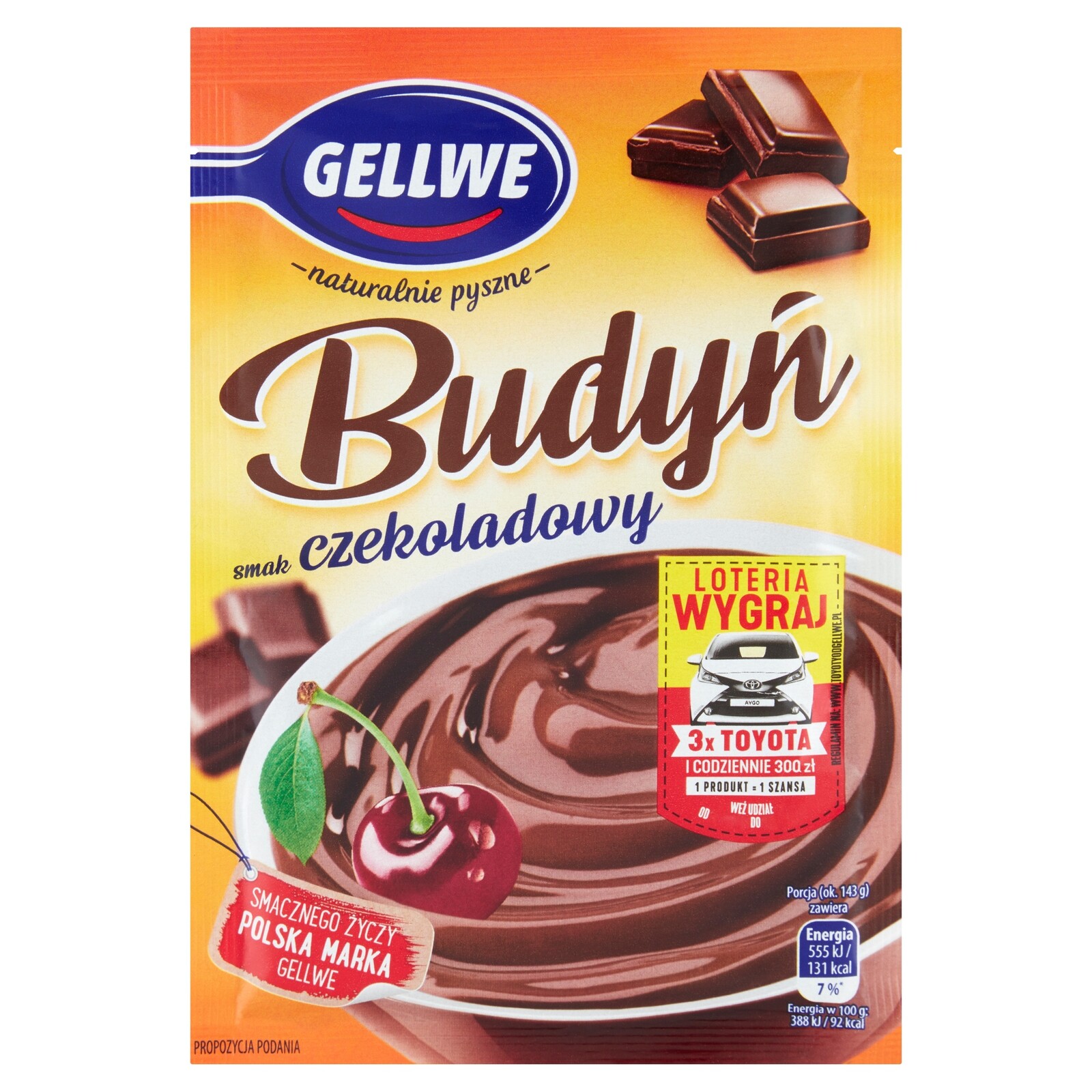 Gellwe čokoládový Puding 45 g