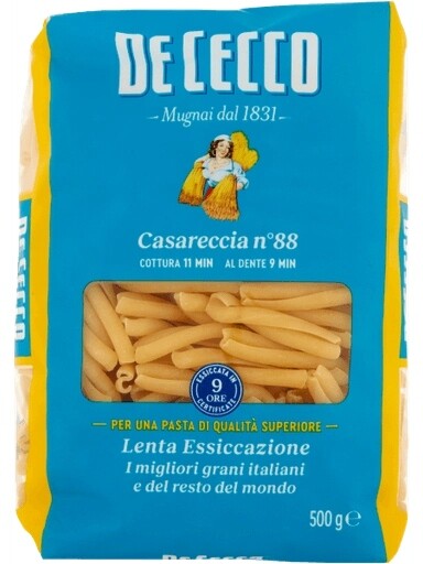 6x Těstoviny Pasta di Semola Casareccia n 88 500g De Cecco