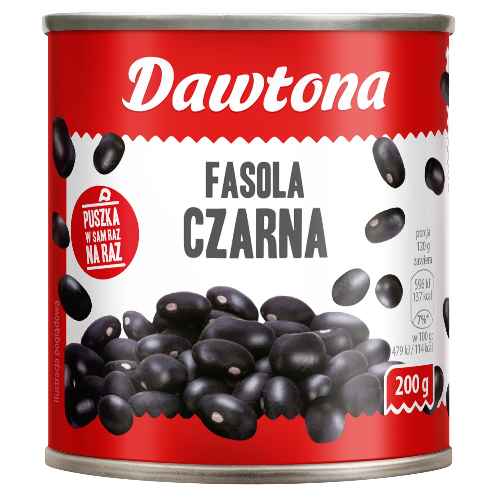 Černé fazole Dawtona 200 g
