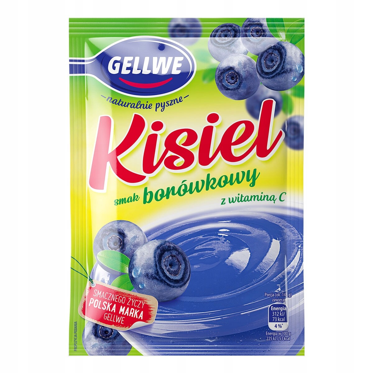 Gellwe borůvkový Kysel 38 g