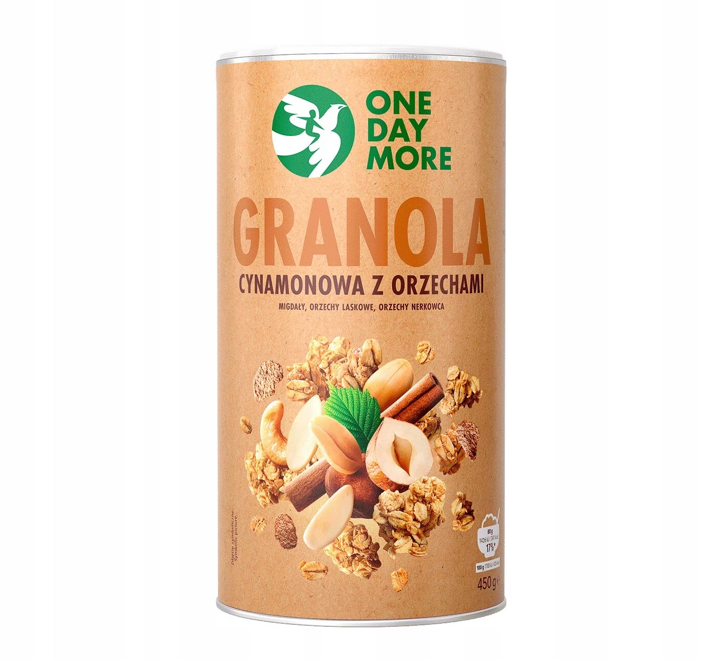 3x Granola skořicová s ořechy 450 g