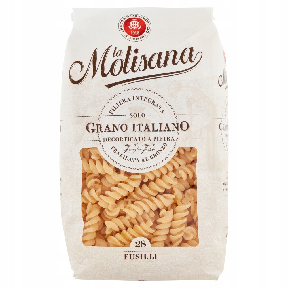 8 x italský těstoviny Molisana Fusilli N.28 500 Gr