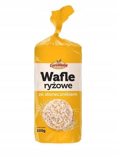 13 x Eurowafle Rýžové oplatky se slunečnicí 100 g