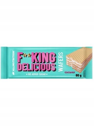 13x Fitking delicious wafer Fit Kokosové Wafelky Bez Cukru 80 g