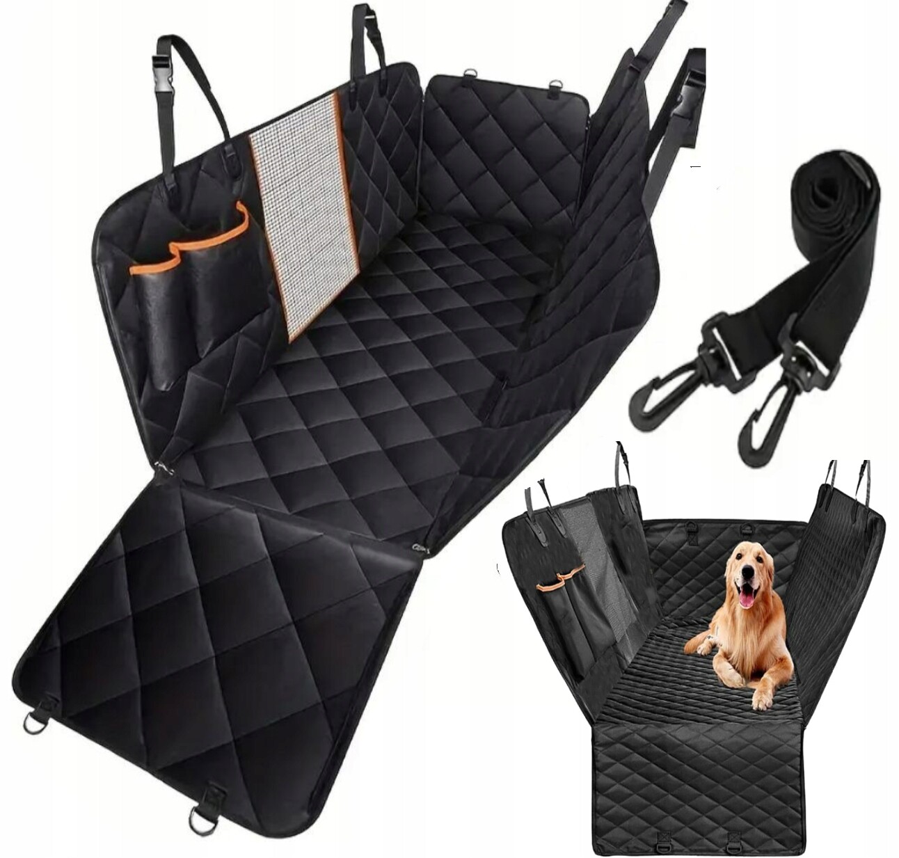 Podložka do auta Ochranný potah na zadní sedadla pro zvířata a psy