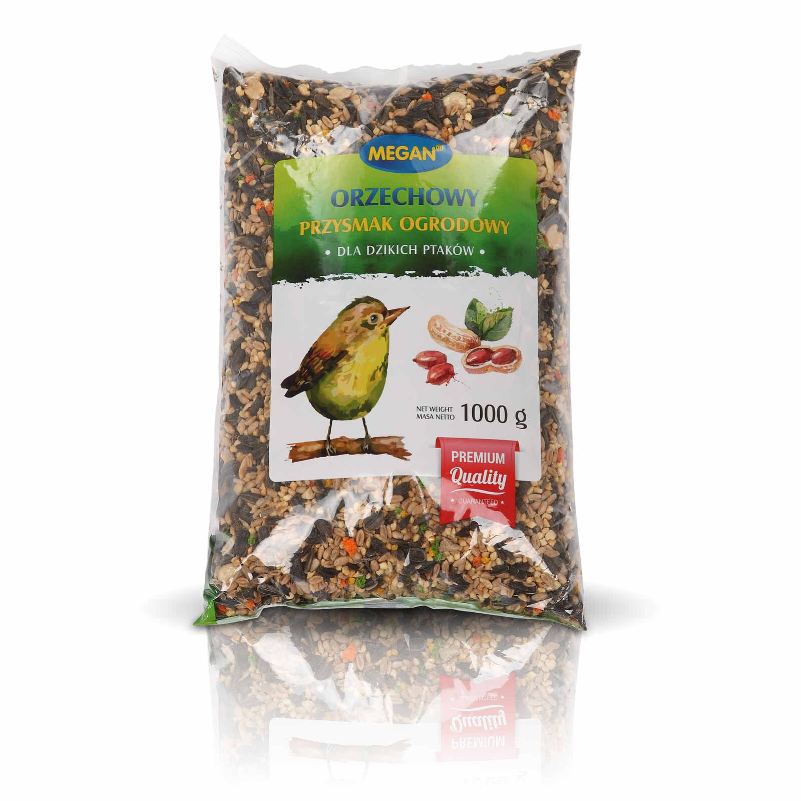 Megan ořechové celoroční a univerzální krmivo pro divoké ptáky 12 x 1 kg