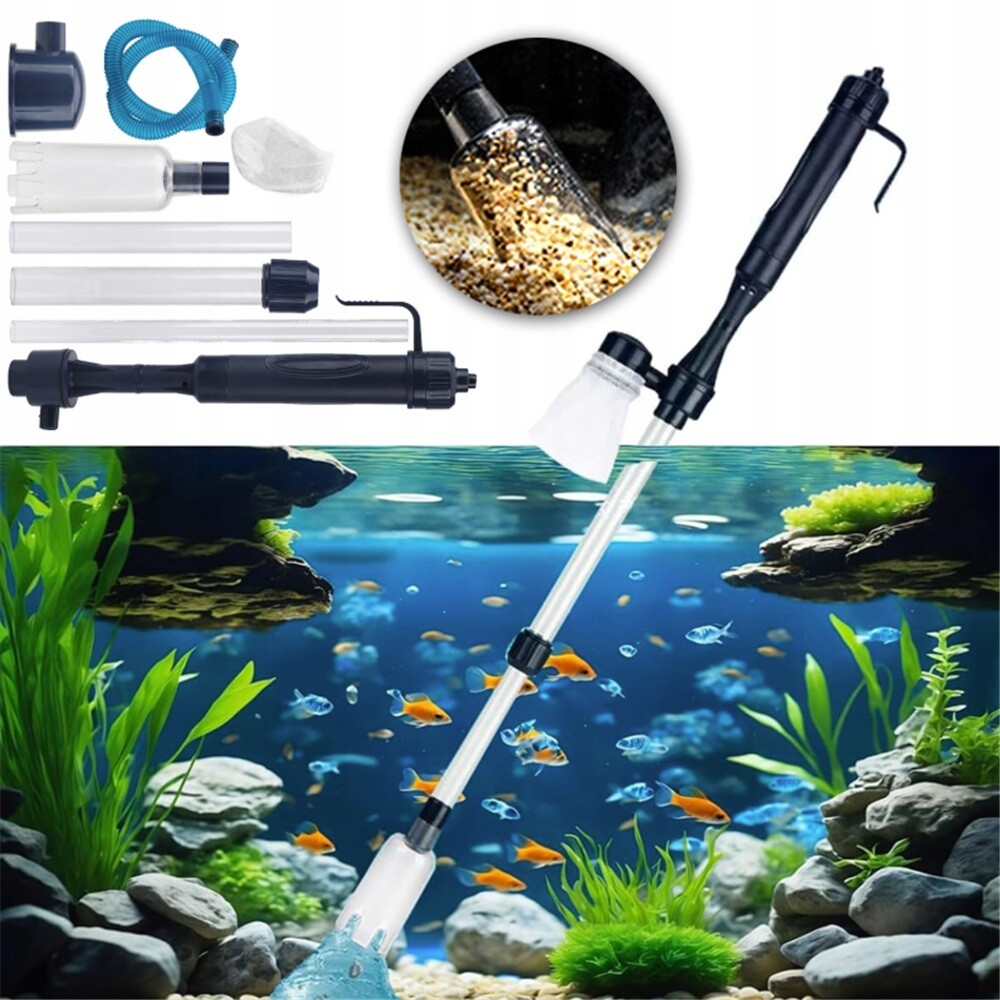 Vysavač Do Akvária, Elektrická Výměna Vody Do Akvária, Pro Čištění