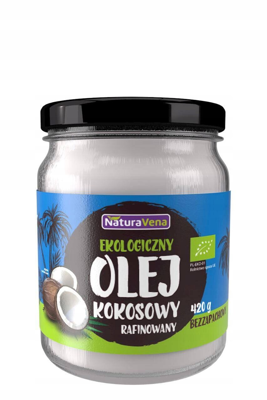 Rafinovaný Kokosový Olej Bio 420 g Naturavena
