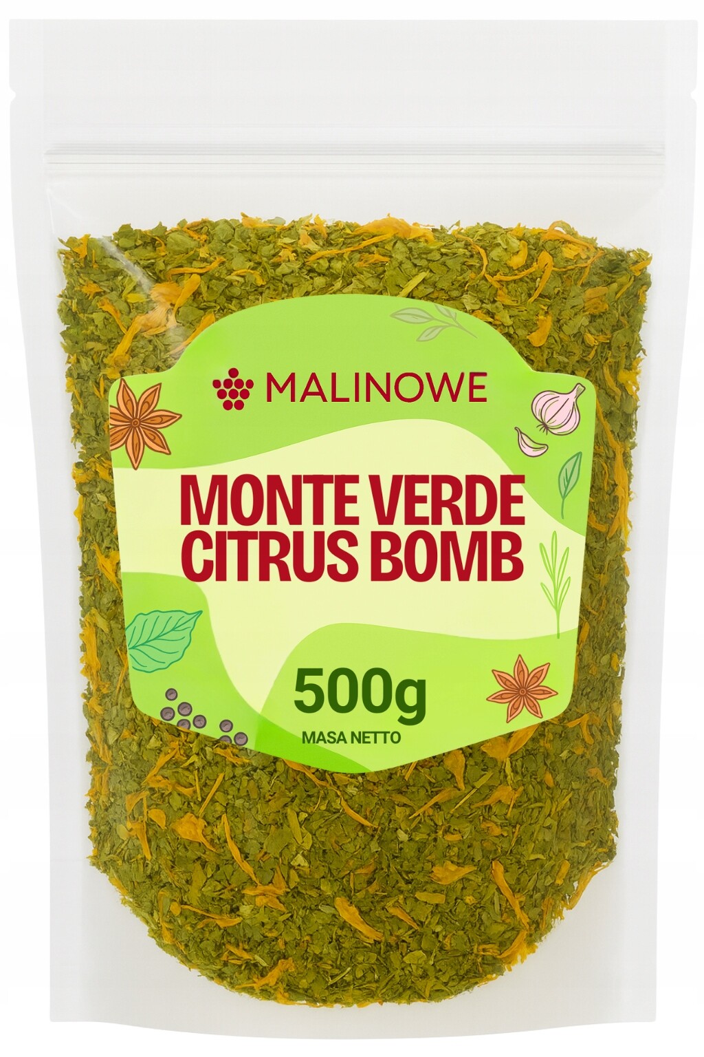 Yerba Mate Monte Verde Citrus Bomb 500g Přírodní