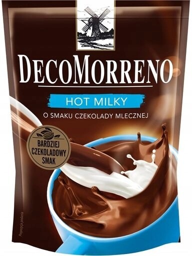 5x DecoMorreno Hot Milky drink mléčná čokoláda 150g